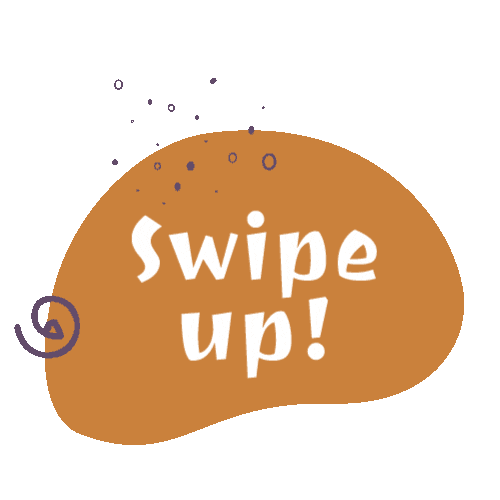 Swipe Orange Sticker by Viavoĉo
