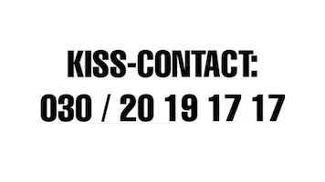 Kiss Fm Contact Sticker by KISS FM BERLIN
