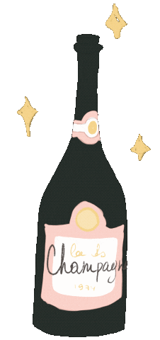 Champage Sticker