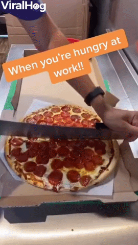 Pizza Cutter Sneaks A Slice GIF by ViralHog