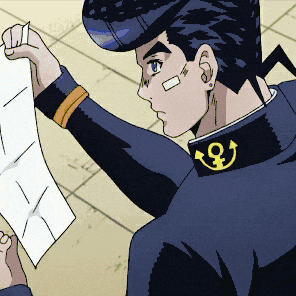 Josuke Higashikata Paper GIF