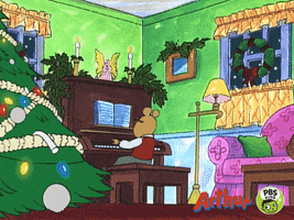 jamming out merry christmas GIF by PBS KIDS