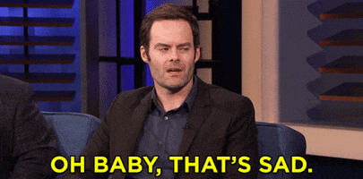 i feel bad for you bill hader GIF by Team Coco