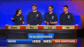 new hampshire plymouth GIF by WGBH's High School Quiz Show