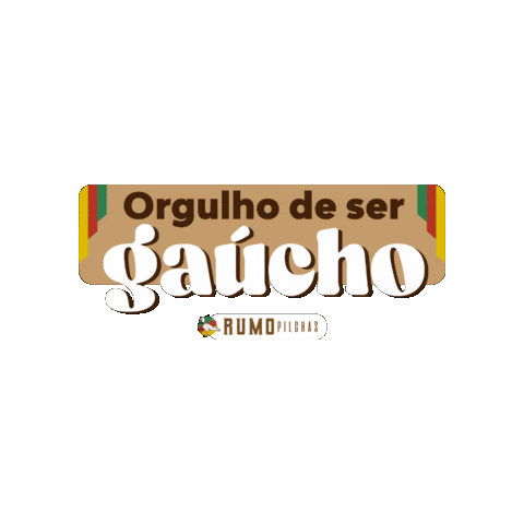 Rumo Pilchas Sticker