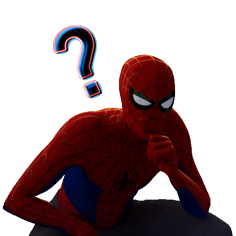 Confused Spider-Man Sticker by Spider-Man: Across The Spider-Verse