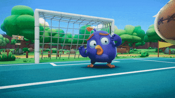 Scared Football GIF by Angry Birds