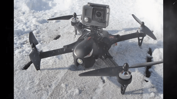 Snow Drone GIF