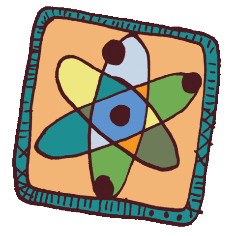 Creativity Atom Sticker by Bestival
