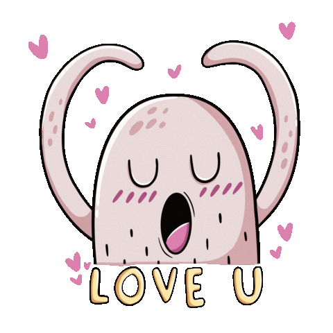 Love You Cute Kids Sticker for iOS & Android | GIPHY