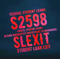 College Resist GIF by Student Loan Justice