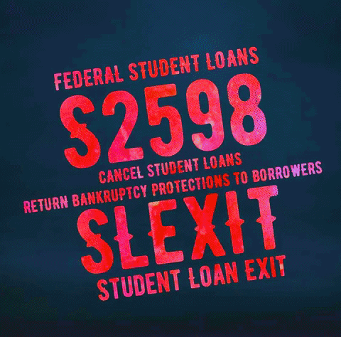 College Resist GIF by Student Loan Justice