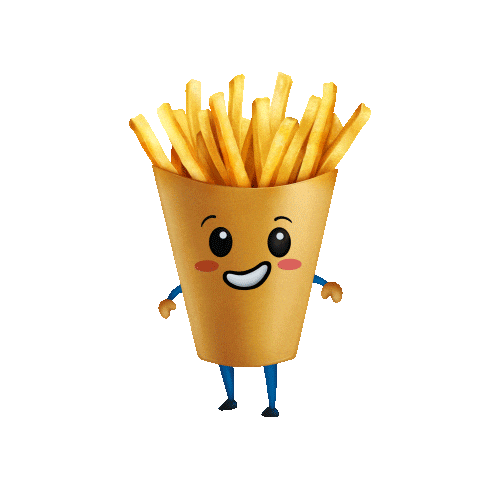 Sommer Pommes Sticker by NEW AG