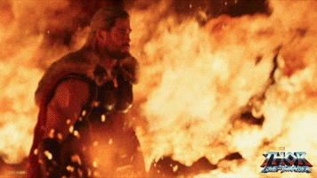 Taika Waititi Burn GIF by Marvel Studios