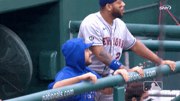 Happy Hands Up GIF by New York Mets
