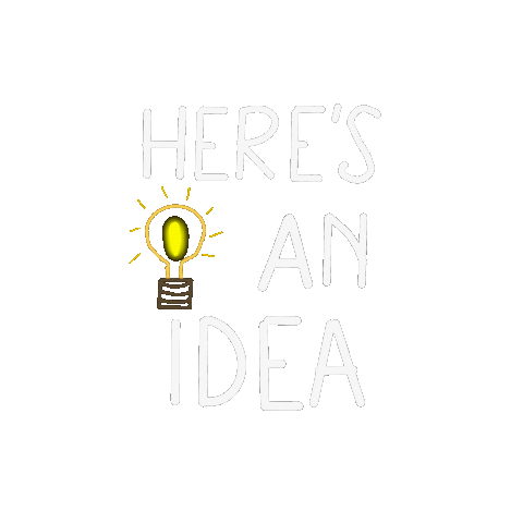Idea Lightbulb Sticker