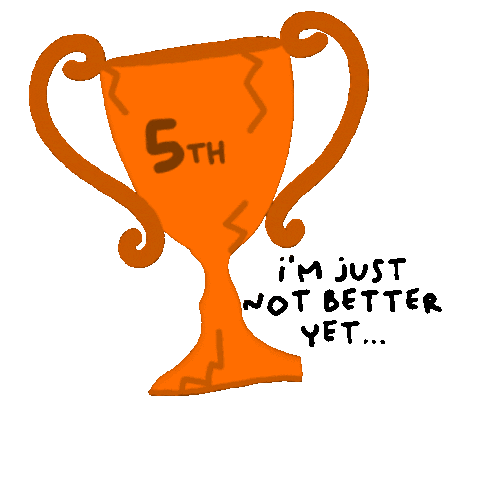 Last Place Trophy Sticker by Maisie Peters