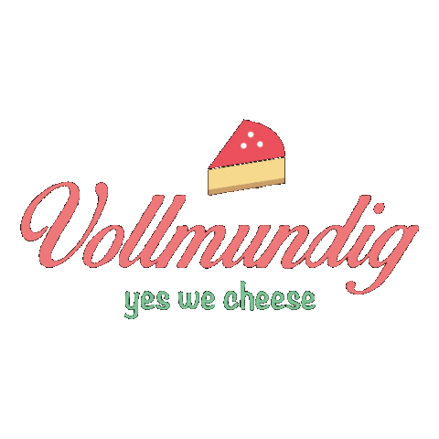vollmundig-cheese Sticker