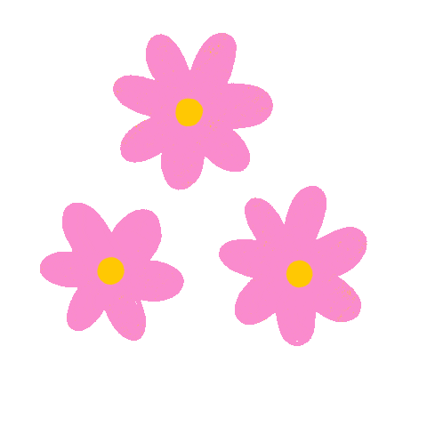 Pink Flower Sticker