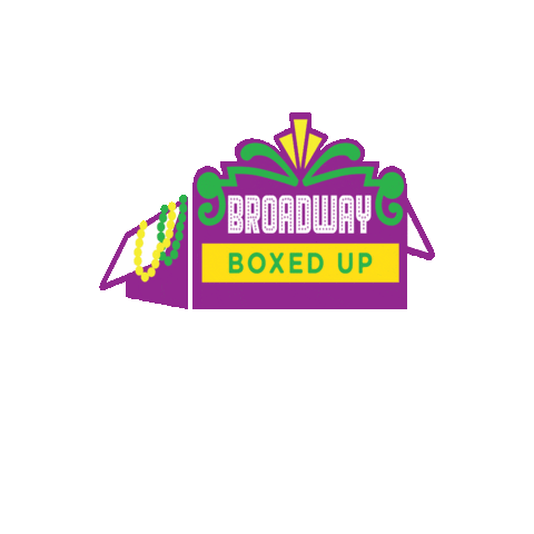 Broadway Boxed up Sticker