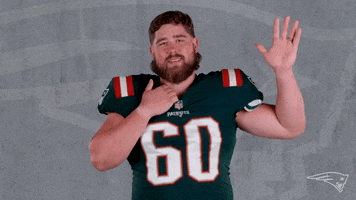David Andrews Reaction GIF by New England Patriots