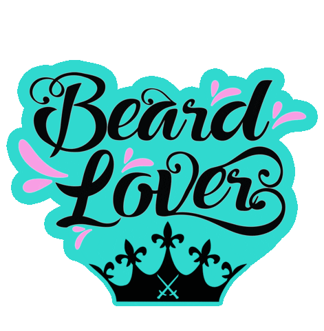 Queens Barba Sticker by BEARDED VILLAINS