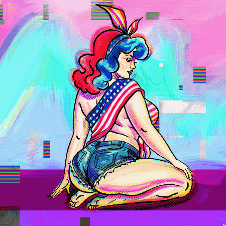 American Woman GIF by Empress Trash