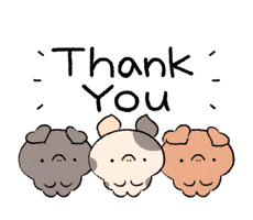 小豬 Thank You GIF by BREAD TREE