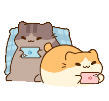 Cat Playing Sticker by Bichi Mao
