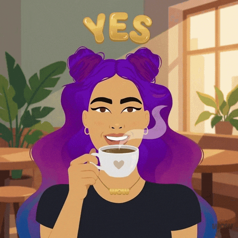 Coffee Mug Wow GIF by World Of Women