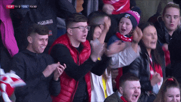 Celebrating League Cup Final GIF by Cliftonville Football Club