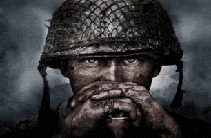 Thousand Yard Stare Look GIF