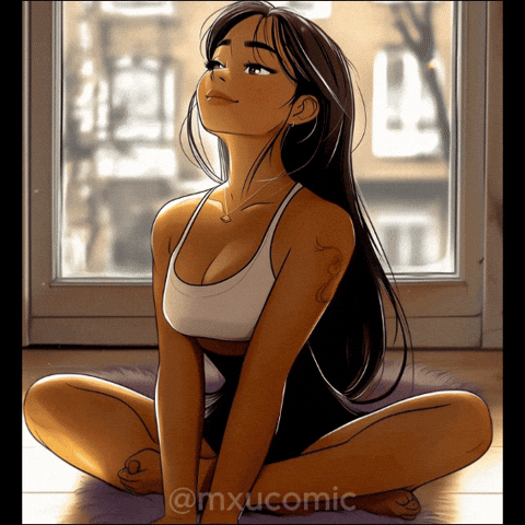 Inner Peace Cute Anime GIF by MXU