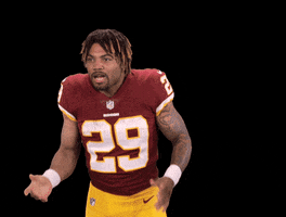 derrius guice omg GIF by NFL