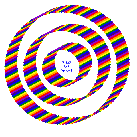 Digital Art Circle Sticker