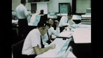 mission control vintage GIF by US National Archives