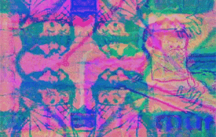 michaelpaulukonis color colour distort glitchaesthetic GIF