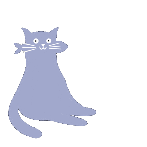 Cat Fish Sticker