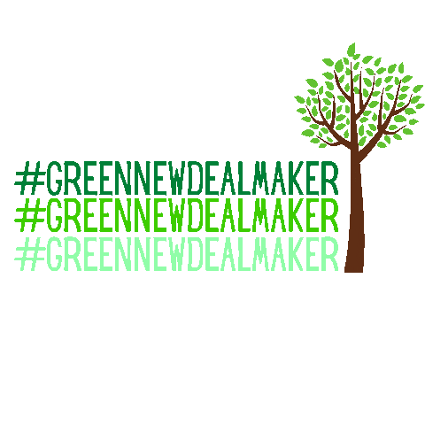 Massachusetts Green New Deal Sticker by Ed Markey