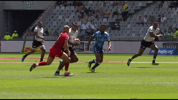 hand off sit down GIF by World Rugby