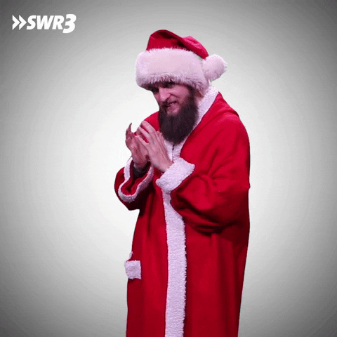 Santa Claus Christmas GIF by SWR3 - Find & Share on GIPHY