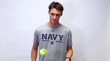 Navy M Tennis GIF by Navy Athletics