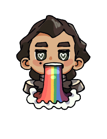 Rainbow Love Sticker