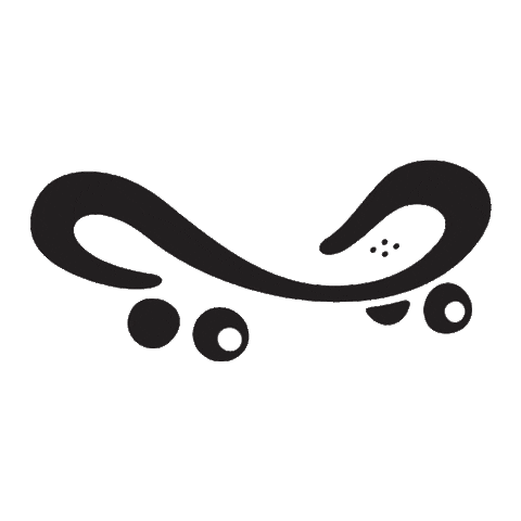 Skate Rolling Sticker by Super Orange Skateboarding