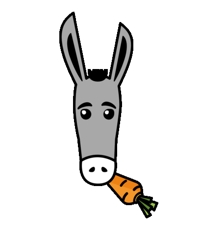 Villa Donkey Sticker