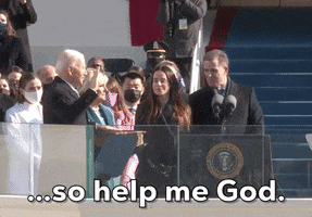 Swearing In Joe Biden GIF by CBS News