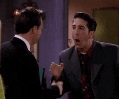 f.r.i.e.n.d.s excited gif
