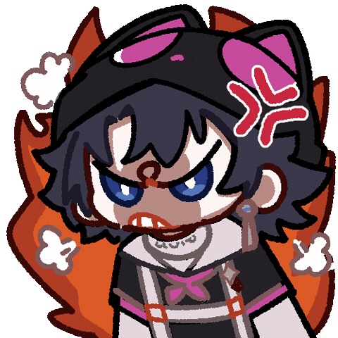 Angry Chibi GIF