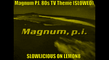 Magnum Pi Slowlicious Slowed GIF