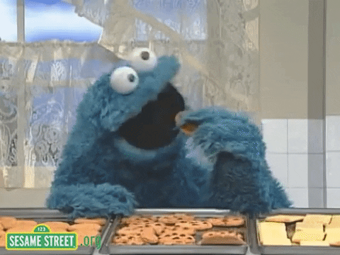 Cookie Monster Cookies GIF by Sesame Street - Find & Share on GIPHY